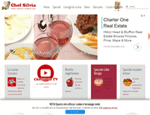 Tablet Screenshot of chefsilvia.it
